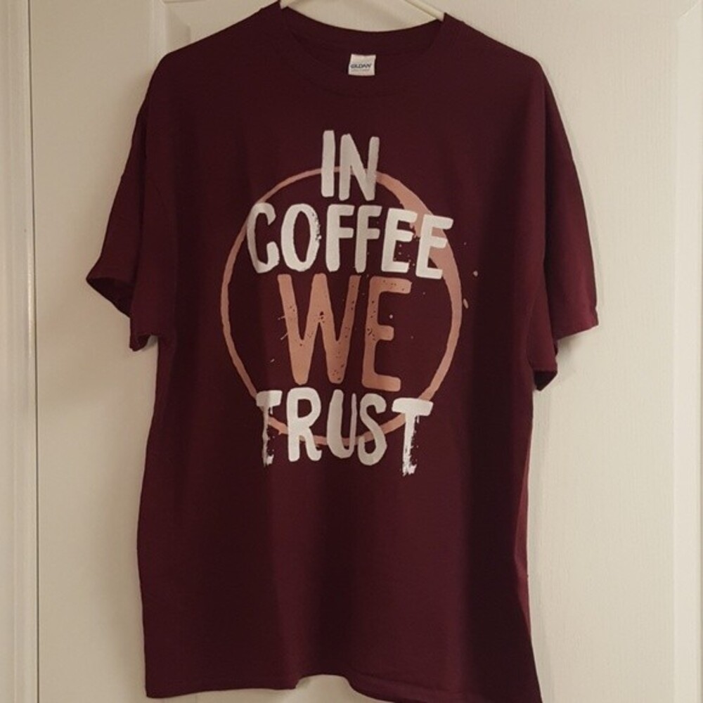 Red Boutique Coffee Lover T shirt NWOT New Graphic tee
